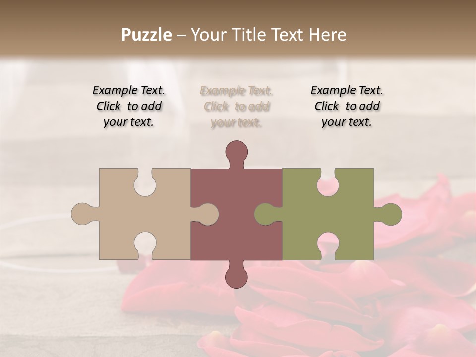 Seasonal Romance Decoration PowerPoint Template