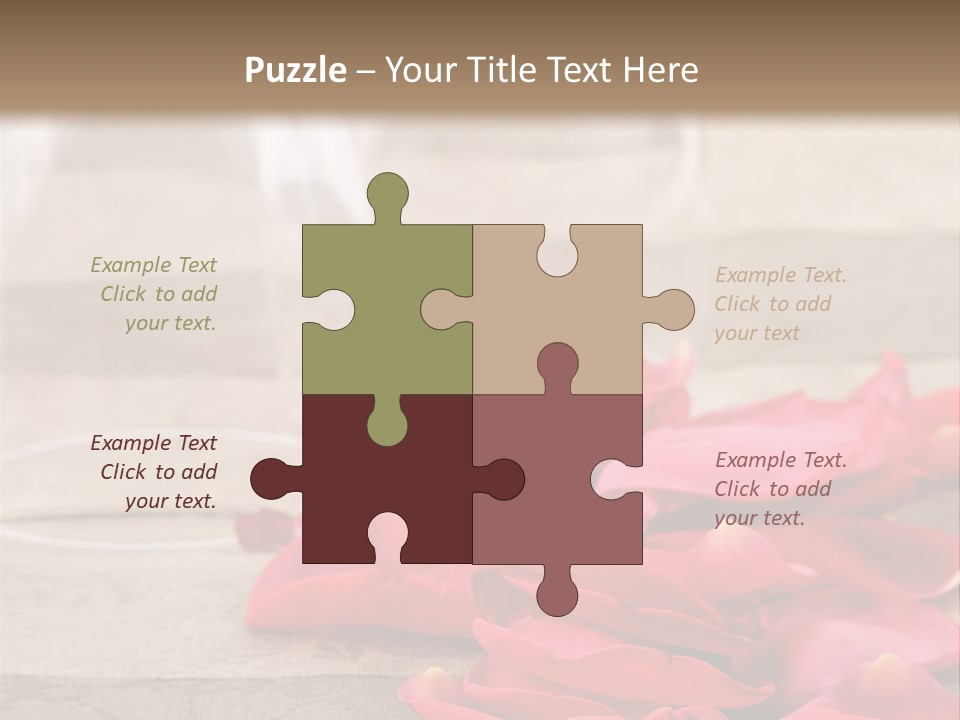 Seasonal Romance Decoration PowerPoint Template