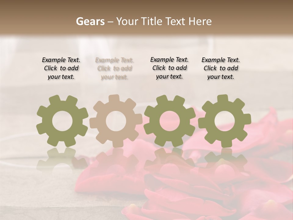 Seasonal Romance Decoration PowerPoint Template