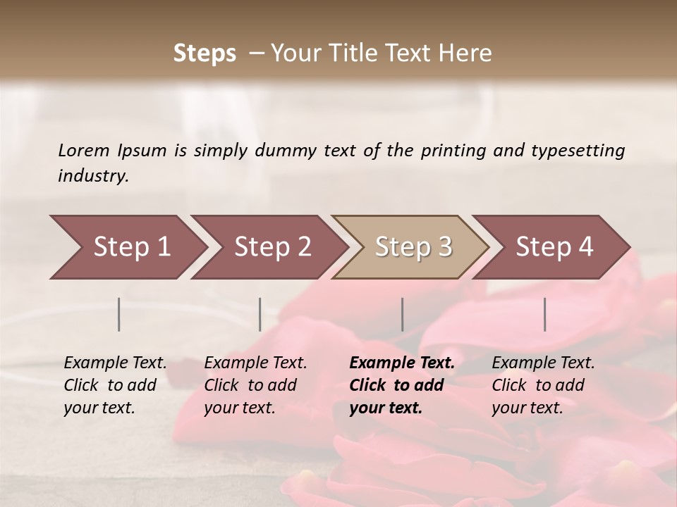 Seasonal Romance Decoration PowerPoint Template