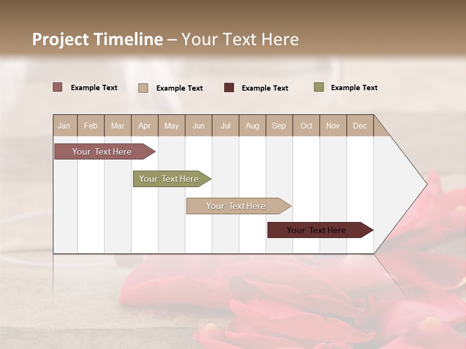 Seasonal Romance Decoration PowerPoint Template