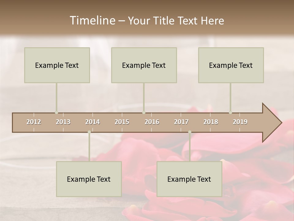 Seasonal Romance Decoration PowerPoint Template