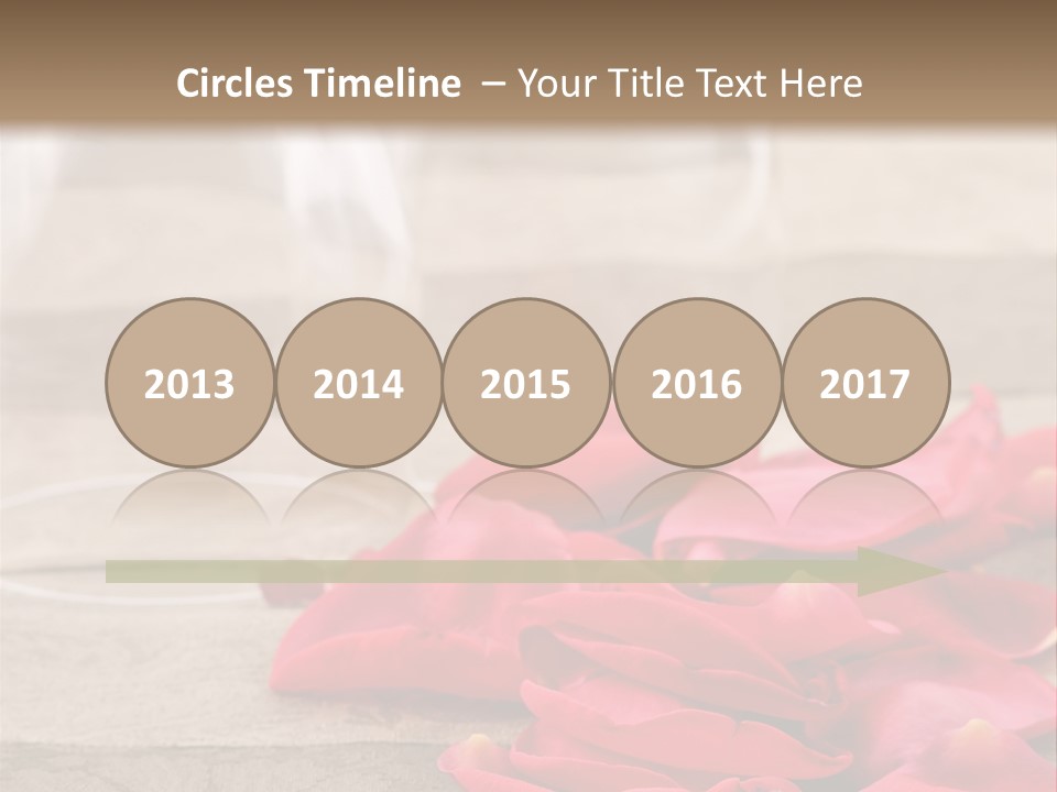 Seasonal Romance Decoration PowerPoint Template