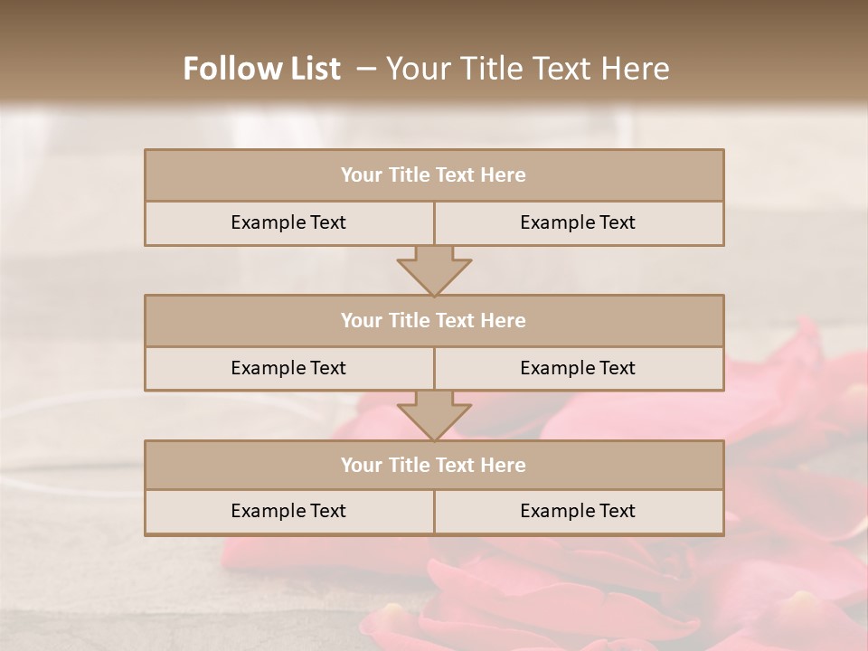 Seasonal Romance Decoration PowerPoint Template