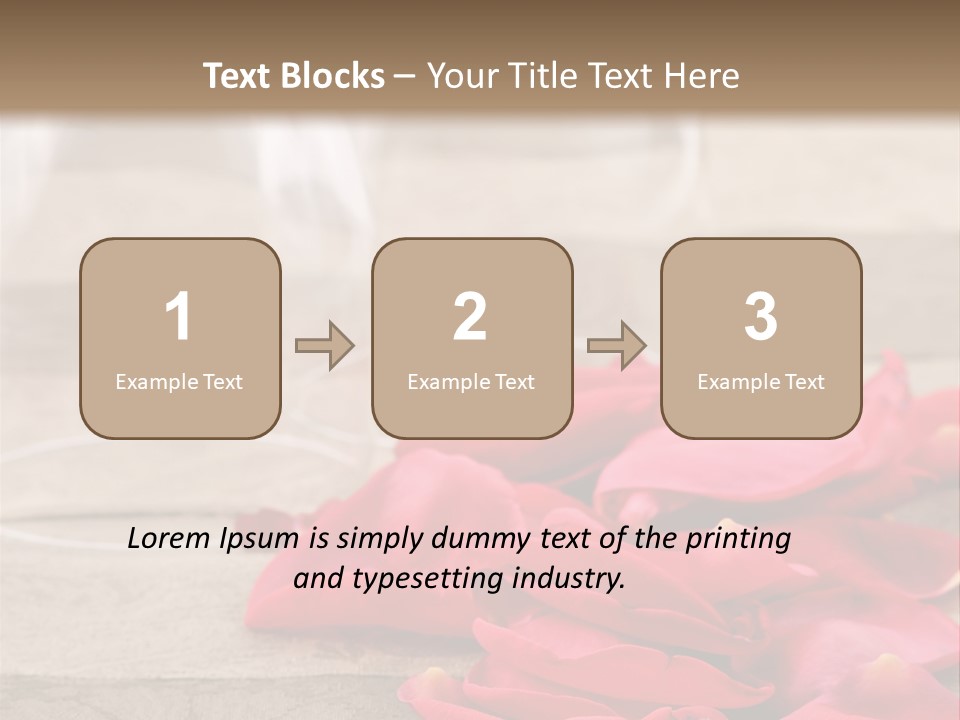 Seasonal Romance Decoration PowerPoint Template