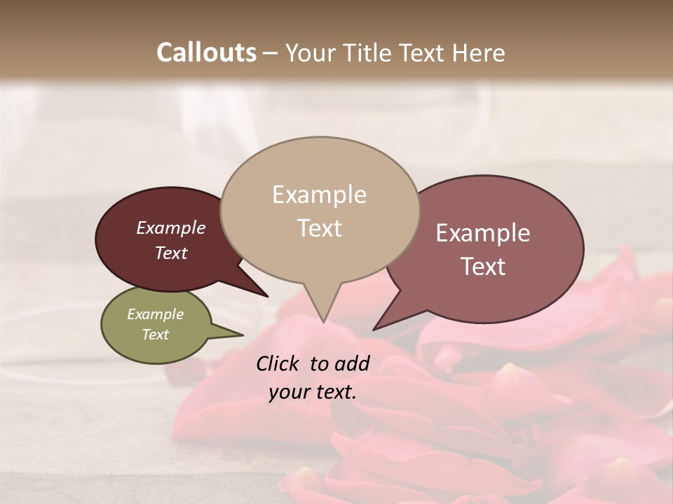 Seasonal Romance Decoration PowerPoint Template