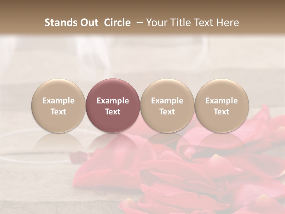 Seasonal Romance Decoration PowerPoint Template