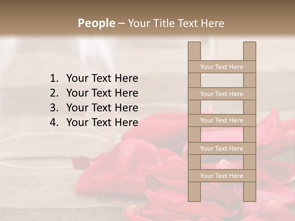 Seasonal Romance Decoration PowerPoint Template