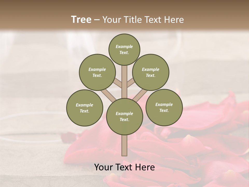 Seasonal Romance Decoration PowerPoint Template