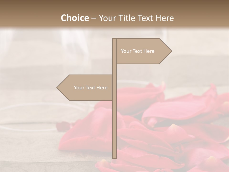 Seasonal Romance Decoration PowerPoint Template