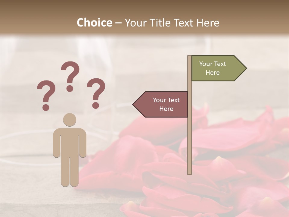 Seasonal Romance Decoration PowerPoint Template