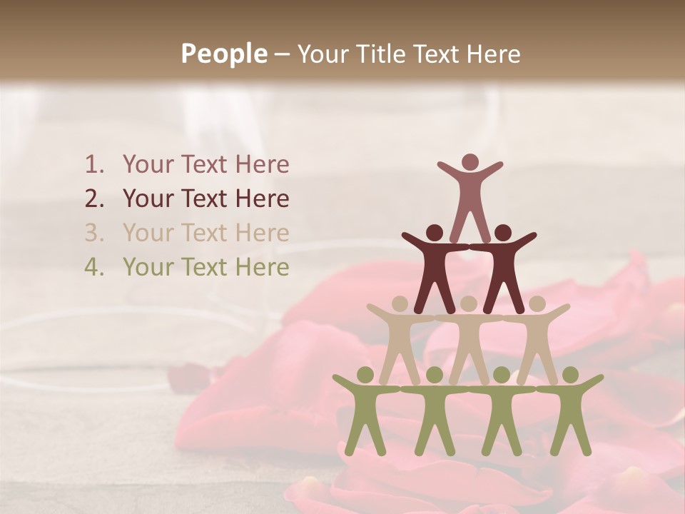 Seasonal Romance Decoration PowerPoint Template