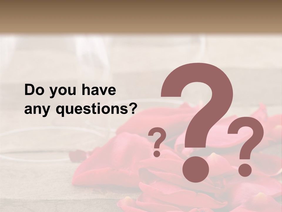 Seasonal Romance Decoration PowerPoint Template