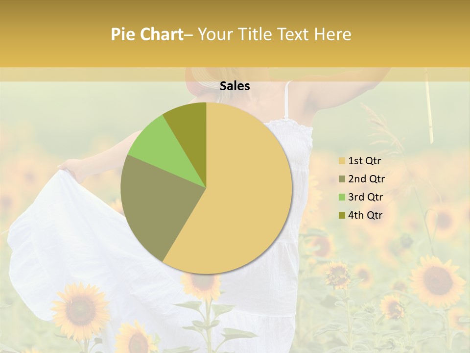 Girl Season Portrait PowerPoint Template