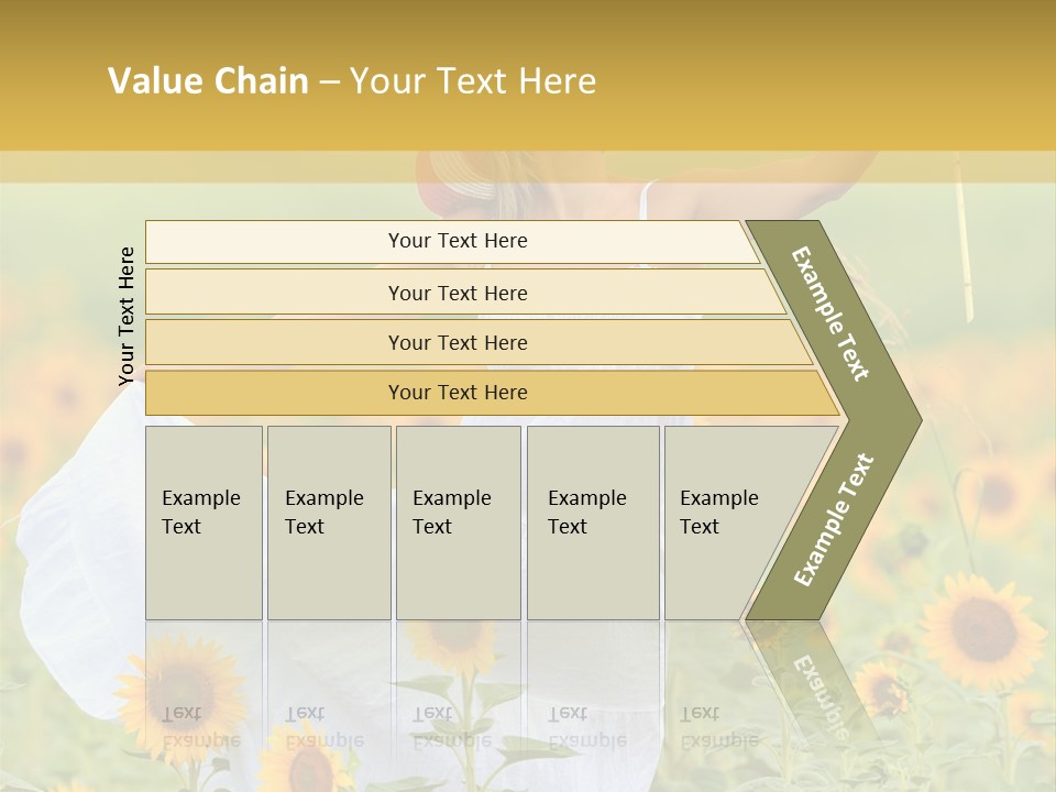 Girl Season Portrait PowerPoint Template