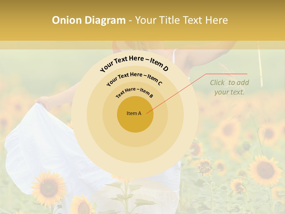 Girl Season Portrait PowerPoint Template