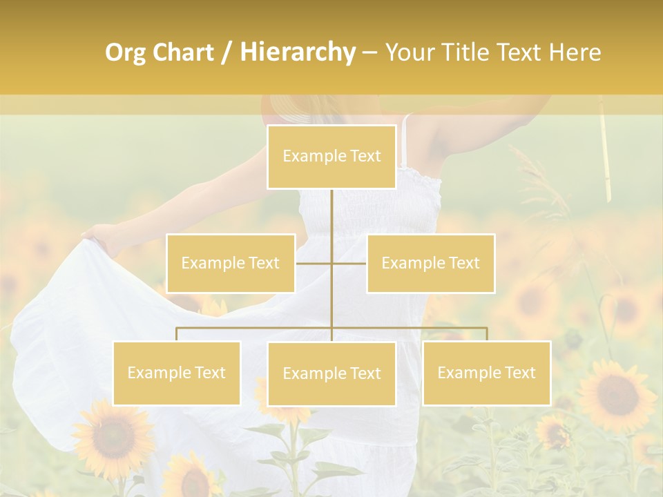 Girl Season Portrait PowerPoint Template