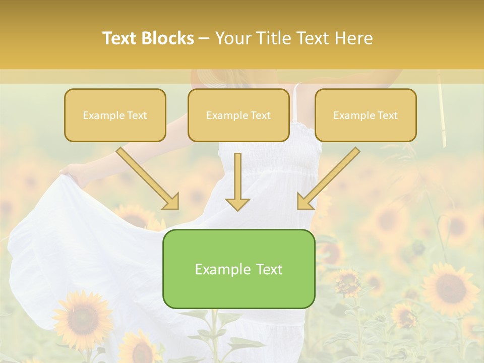 Girl Season Portrait PowerPoint Template