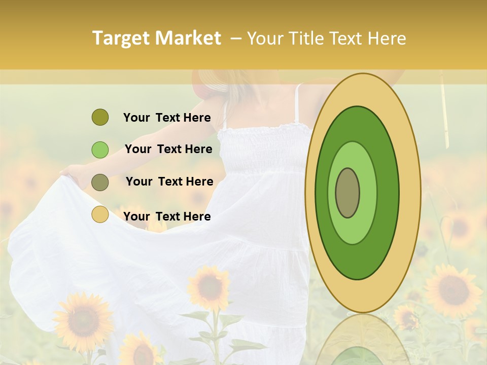 Girl Season Portrait PowerPoint Template