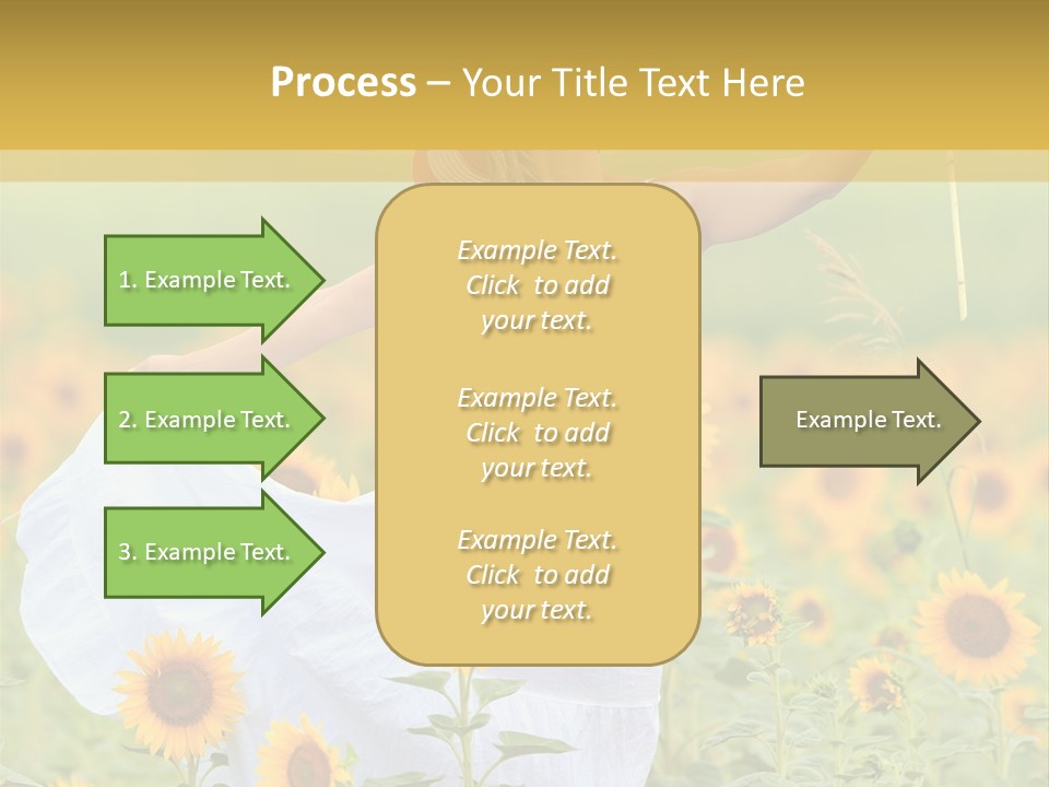 Girl Season Portrait PowerPoint Template