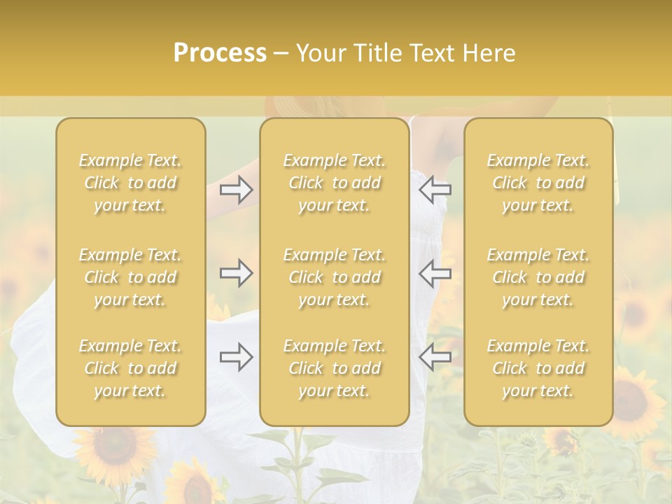 Girl Season Portrait PowerPoint Template