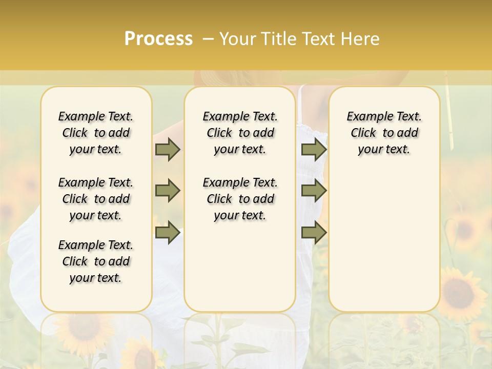 Girl Season Portrait PowerPoint Template