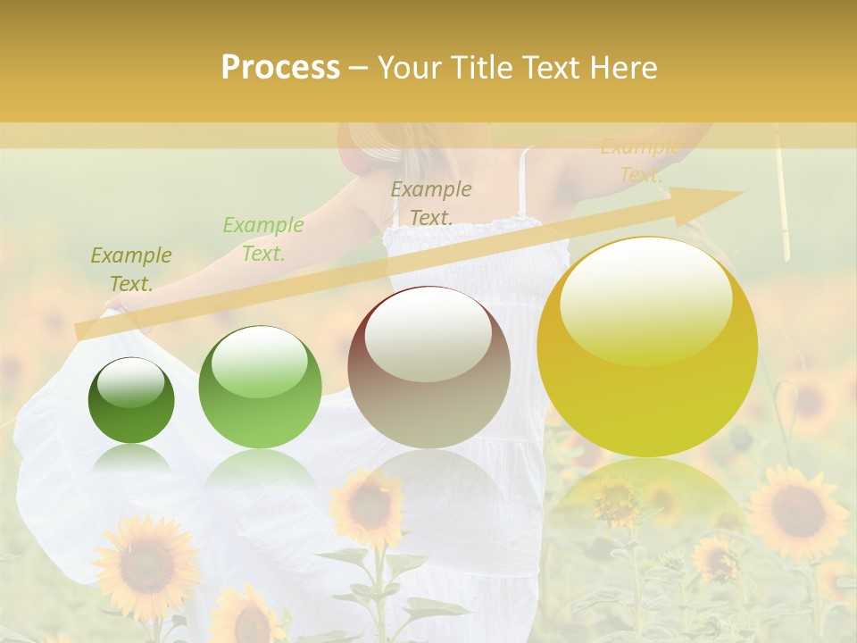 Girl Season Portrait PowerPoint Template