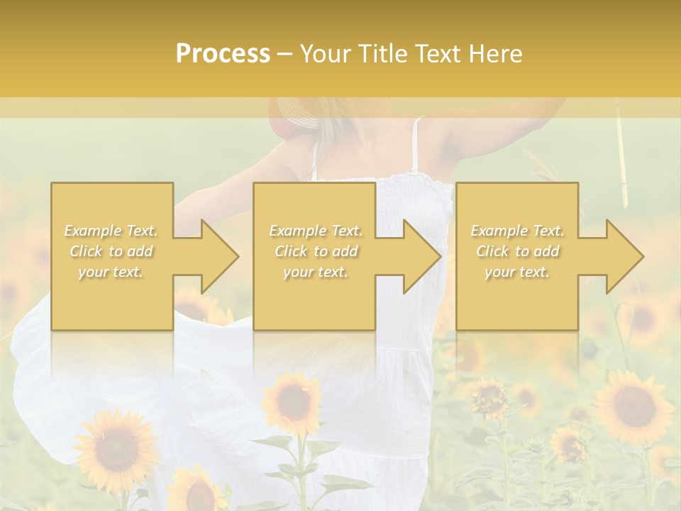 Girl Season Portrait PowerPoint Template