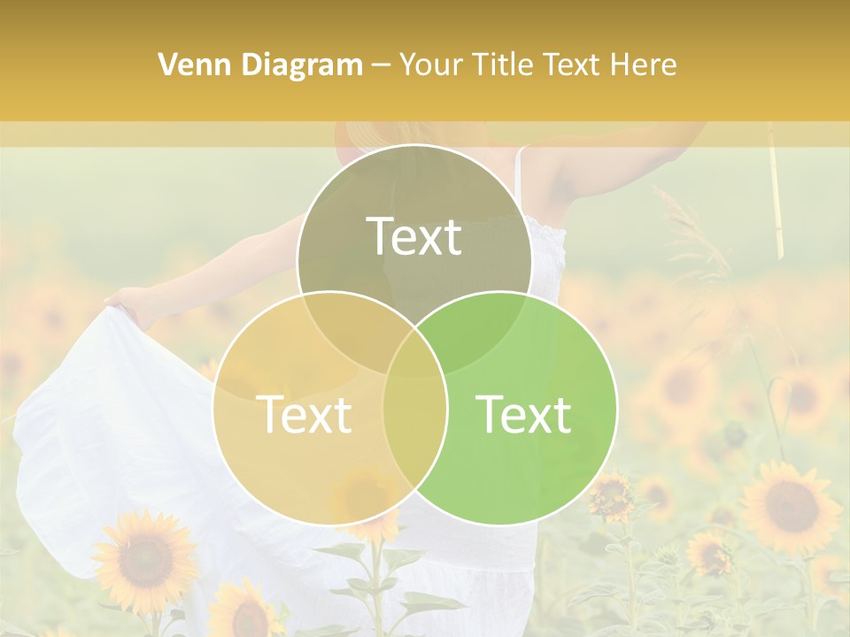 Girl Season Portrait PowerPoint Template