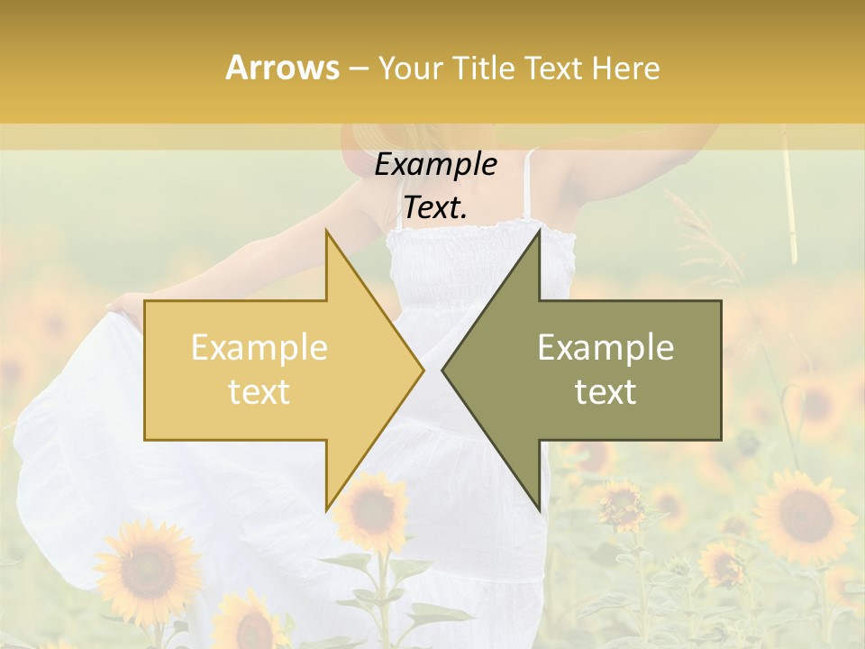 Girl Season Portrait PowerPoint Template