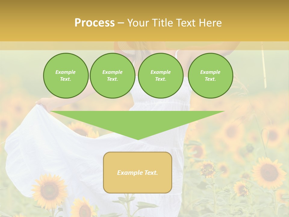 Girl Season Portrait PowerPoint Template