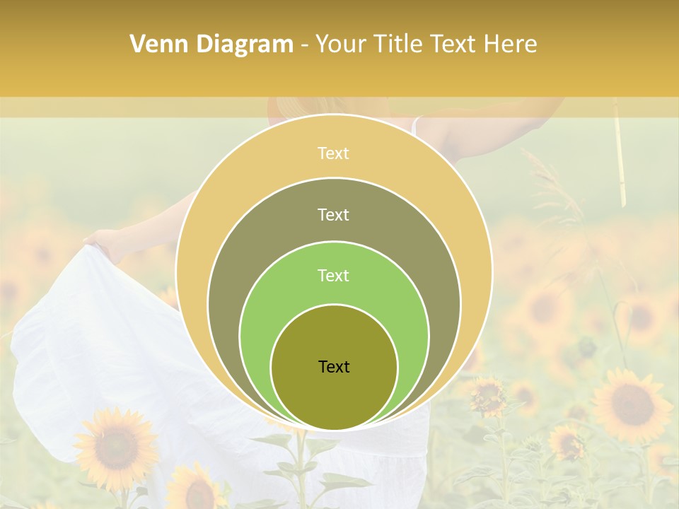 Girl Season Portrait PowerPoint Template