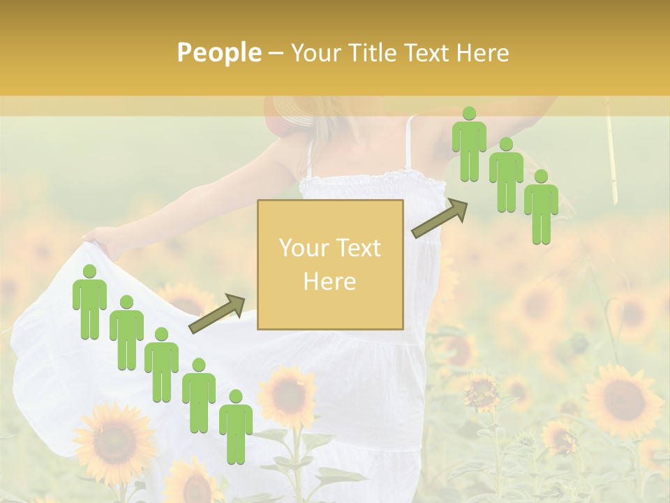 Girl Season Portrait PowerPoint Template