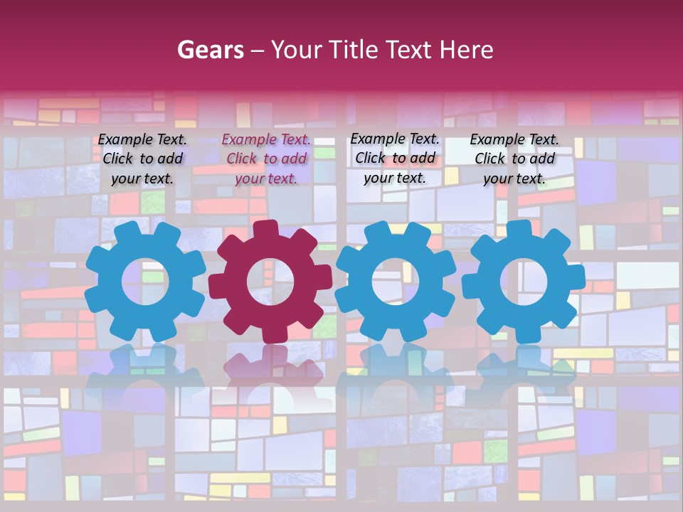 Stained Glass Window Patterns PowerPoint Template