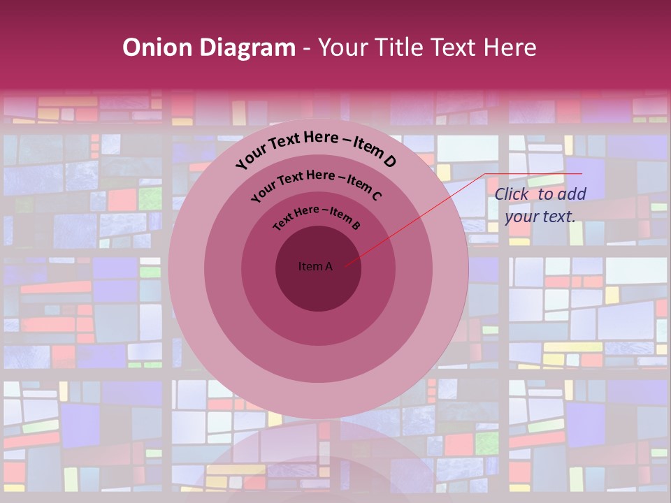Stained Glass Window Patterns PowerPoint Template
