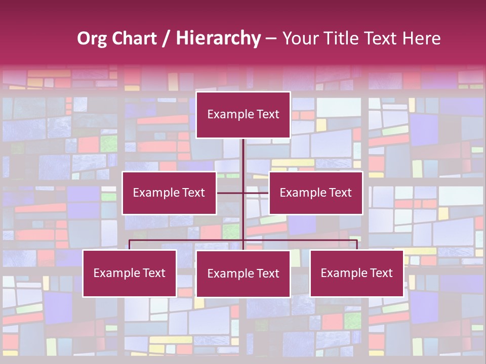 Stained Glass Window Patterns PowerPoint Template