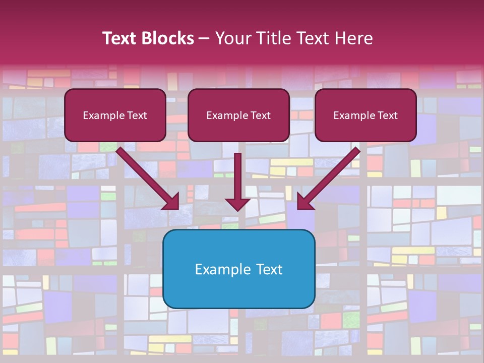 Stained Glass Window Patterns PowerPoint Template