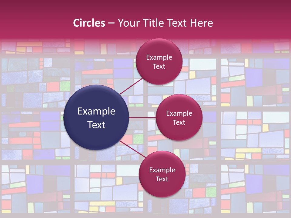 Stained Glass Window Patterns PowerPoint Template
