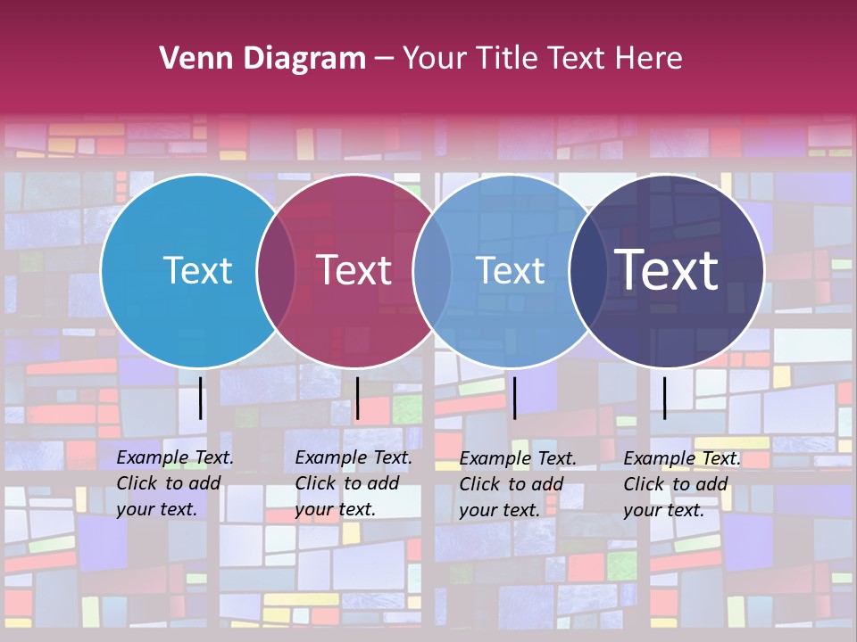 Stained Glass Window Patterns PowerPoint Template