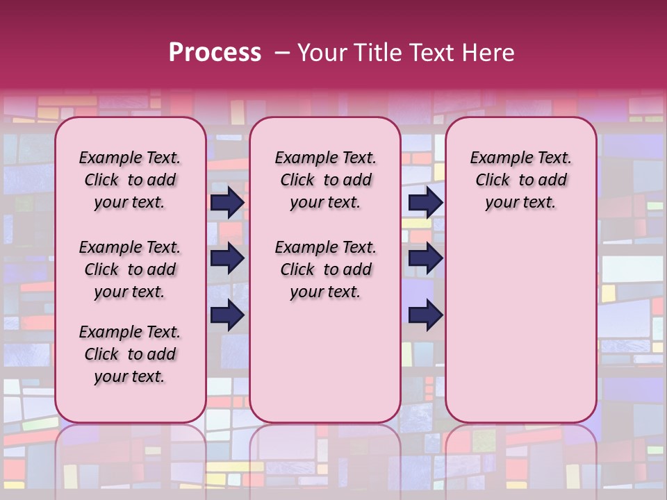 Stained Glass Window Patterns PowerPoint Template