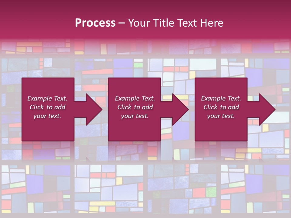 Stained Glass Window Patterns PowerPoint Template