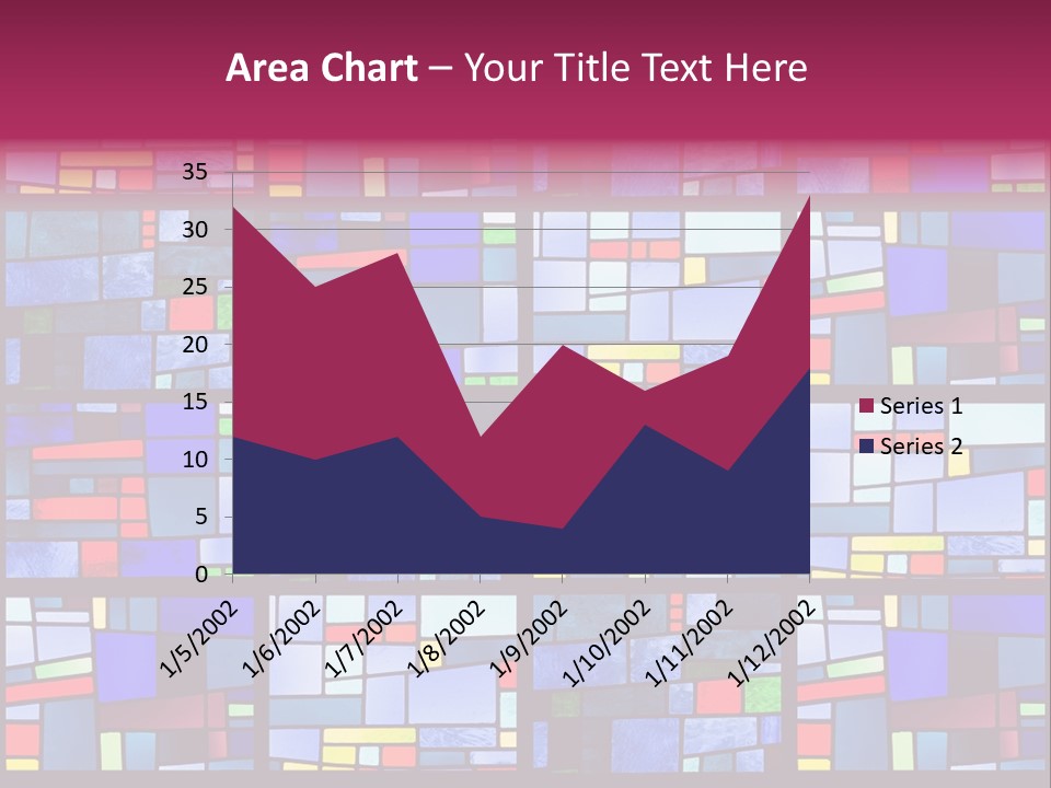 Stained Glass Window Patterns PowerPoint Template