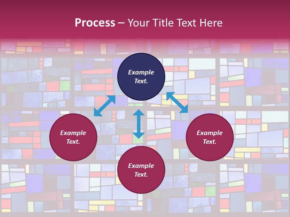 Stained Glass Window Patterns PowerPoint Template