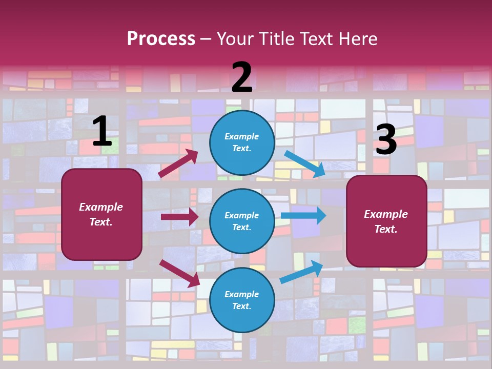Stained Glass Window Patterns PowerPoint Template