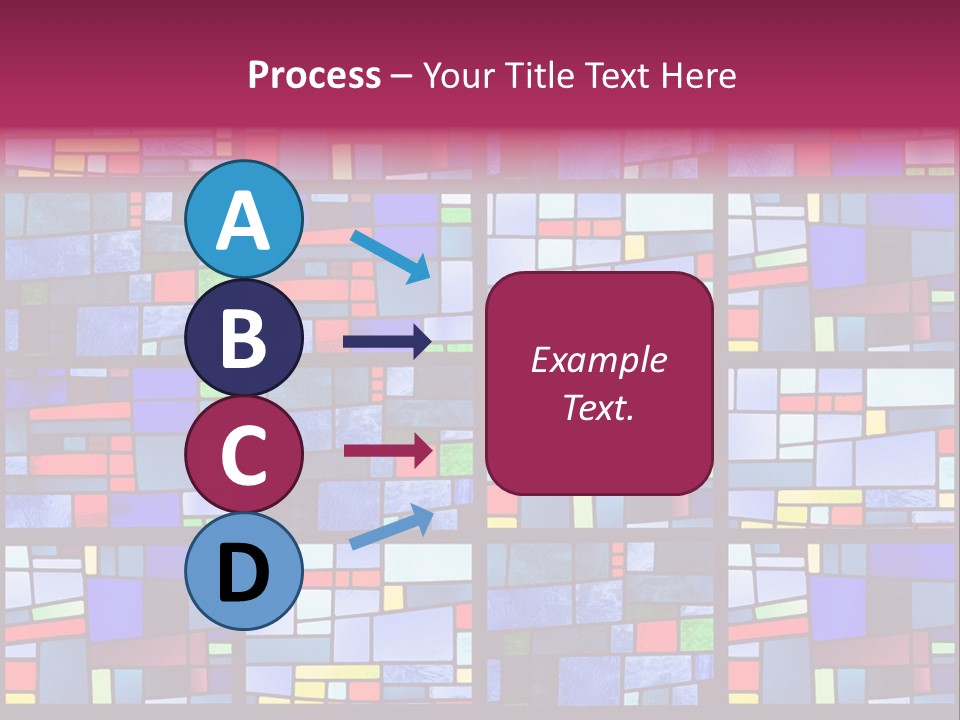Stained Glass Window Patterns PowerPoint Template