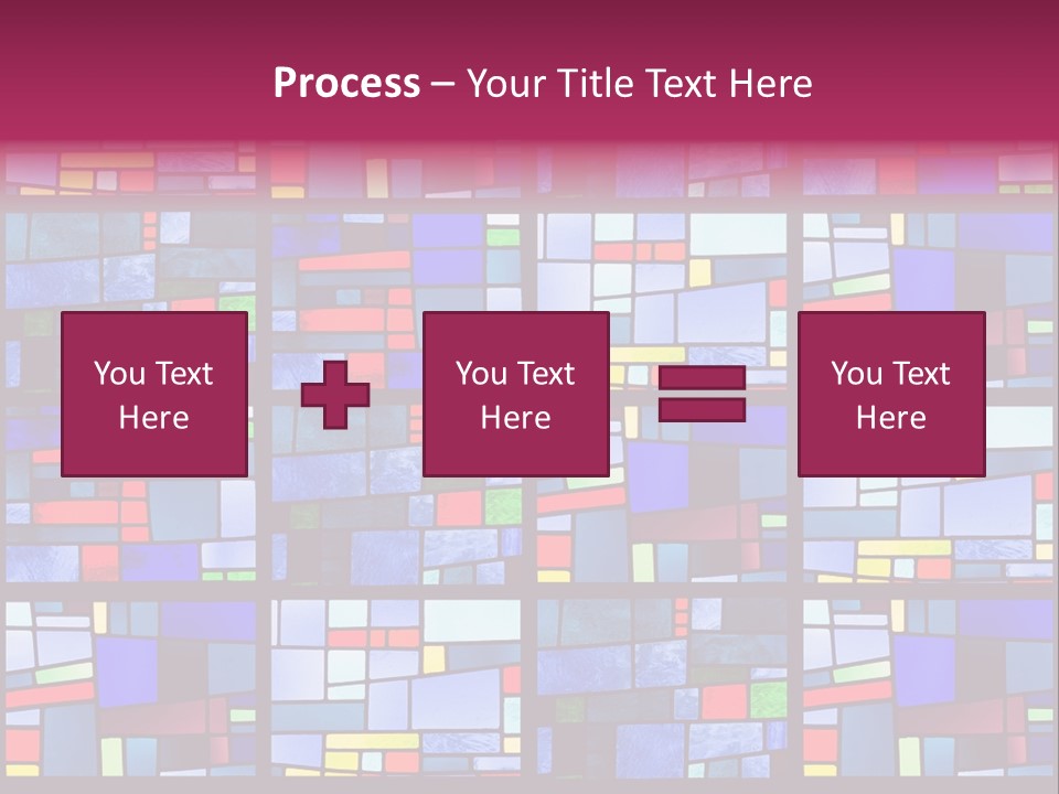 Stained Glass Window Patterns PowerPoint Template