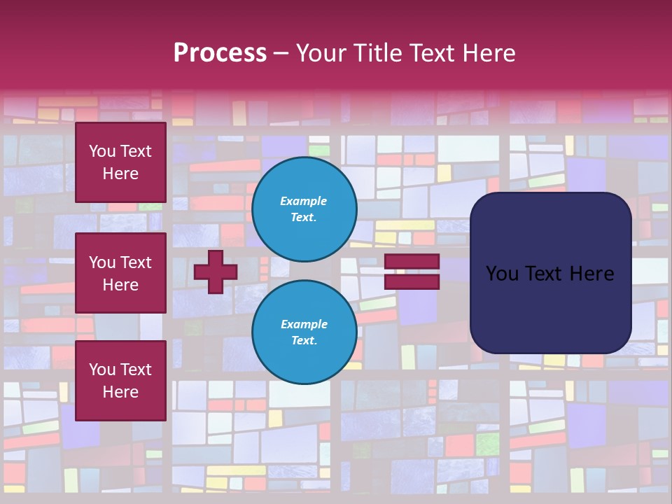 Stained Glass Window Patterns PowerPoint Template