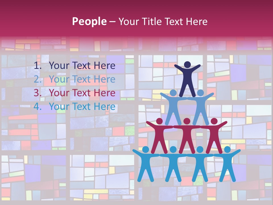 Stained Glass Window Patterns PowerPoint Template