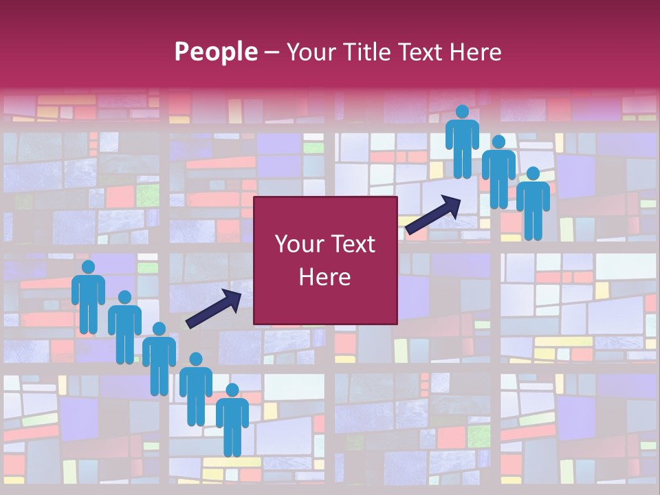 Stained Glass Window Patterns PowerPoint Template