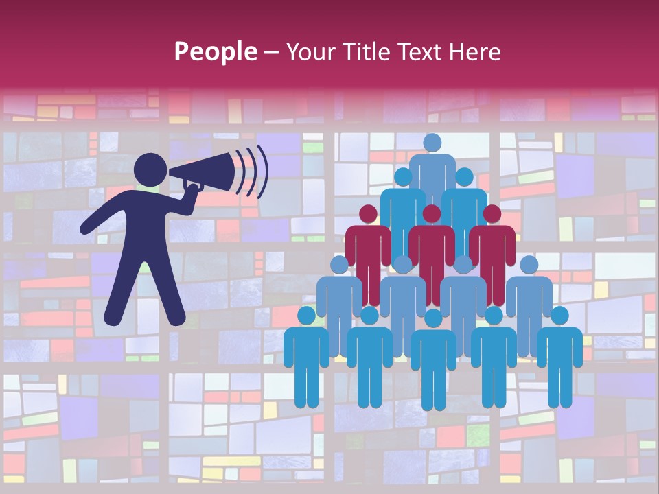 Stained Glass Window Patterns PowerPoint Template